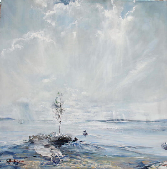 Kelluva saari - uniikki taidemaalaus Svetlana Ruoho