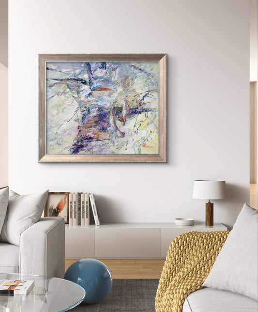 Uskaltaa lentää - uniikki taidemaalaus Svetlana Ruoho