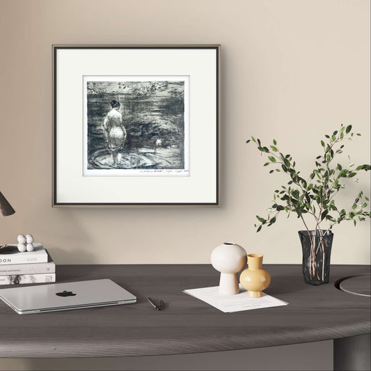 Lilja - uniikki taidemaalaus Svetlana Ruoho