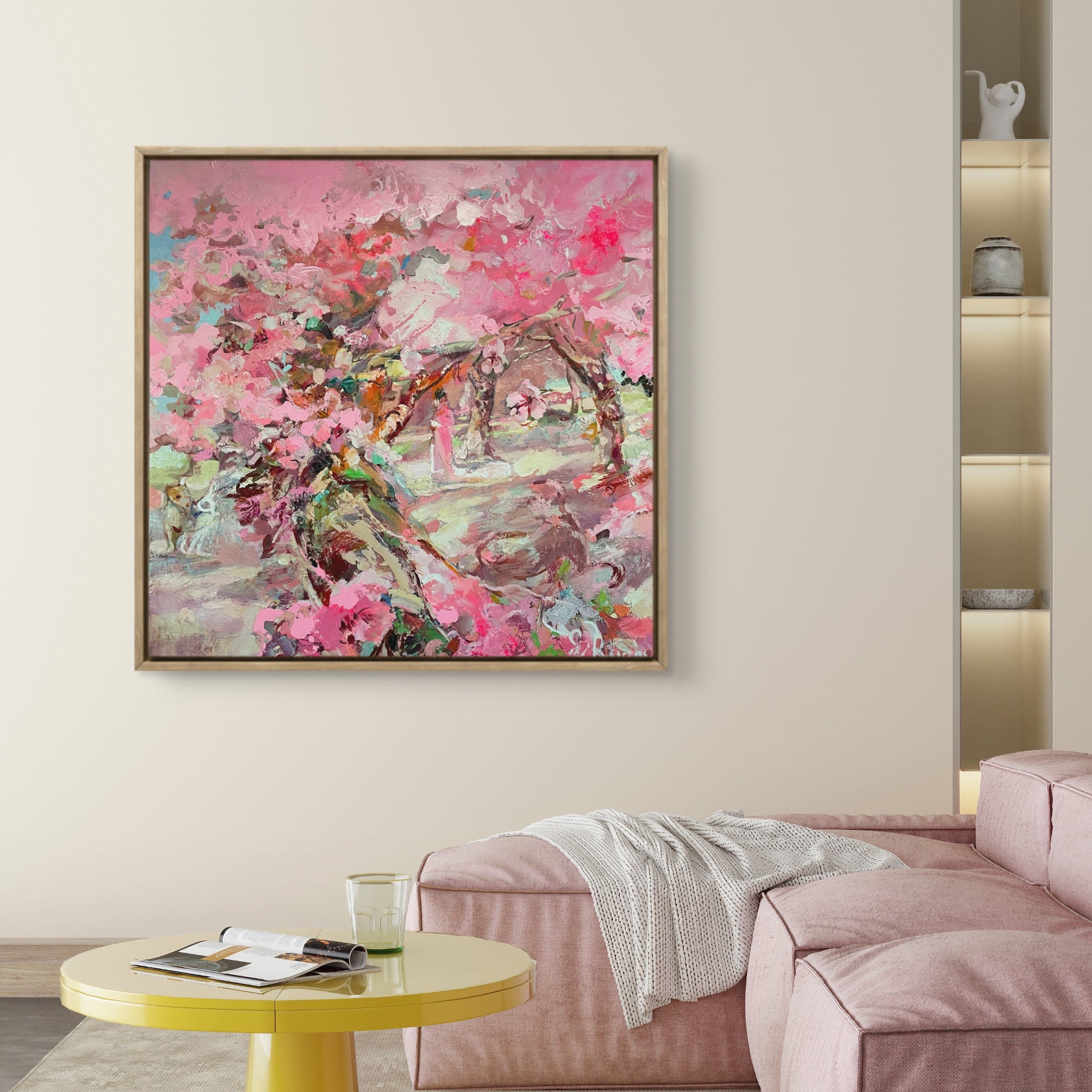 The scent of cherry blossoms