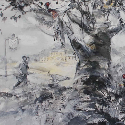 Aikamatka - uniikki taidemaalaus Svetlana Ruoho