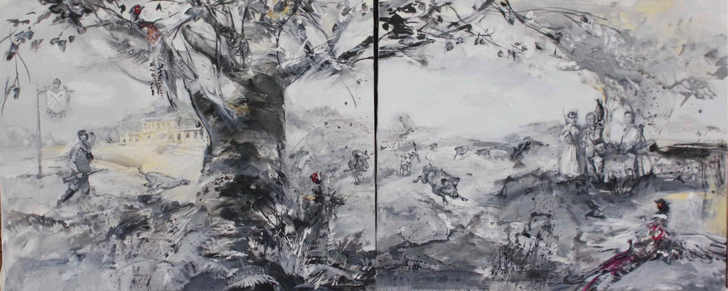 Aikamatka - uniikki taidemaalaus Svetlana Ruoho