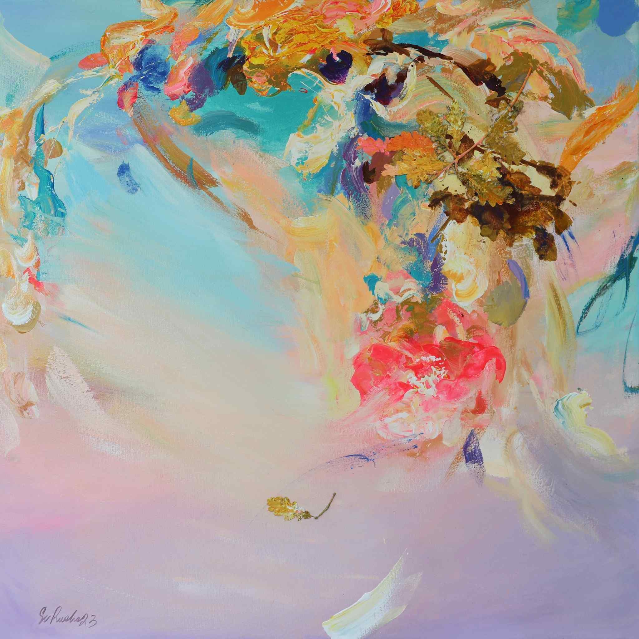 Auringon puolella - uniikki taidemaalaus Svetlana Ruoho