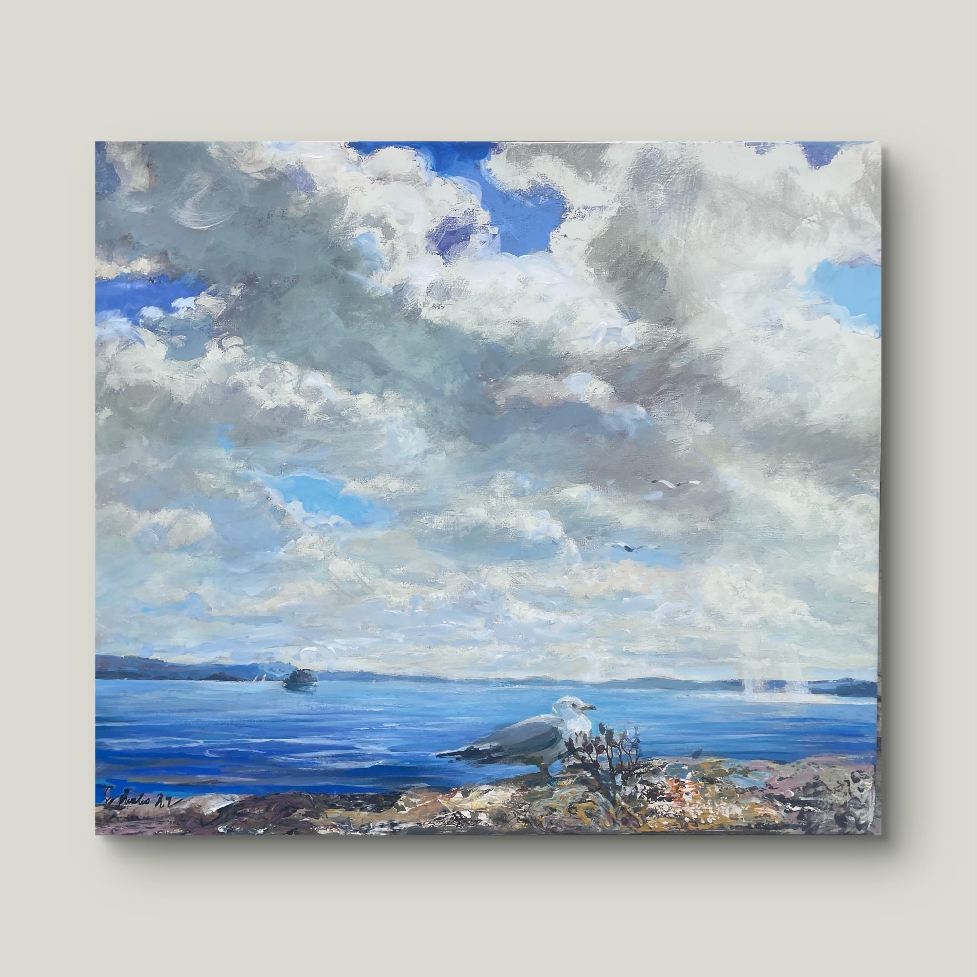 Tuulen kosketus. Vanhanselkä. Päijänne.