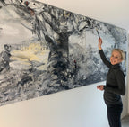 Aikamatka - uniikki taidemaalaus Svetlana Ruoho