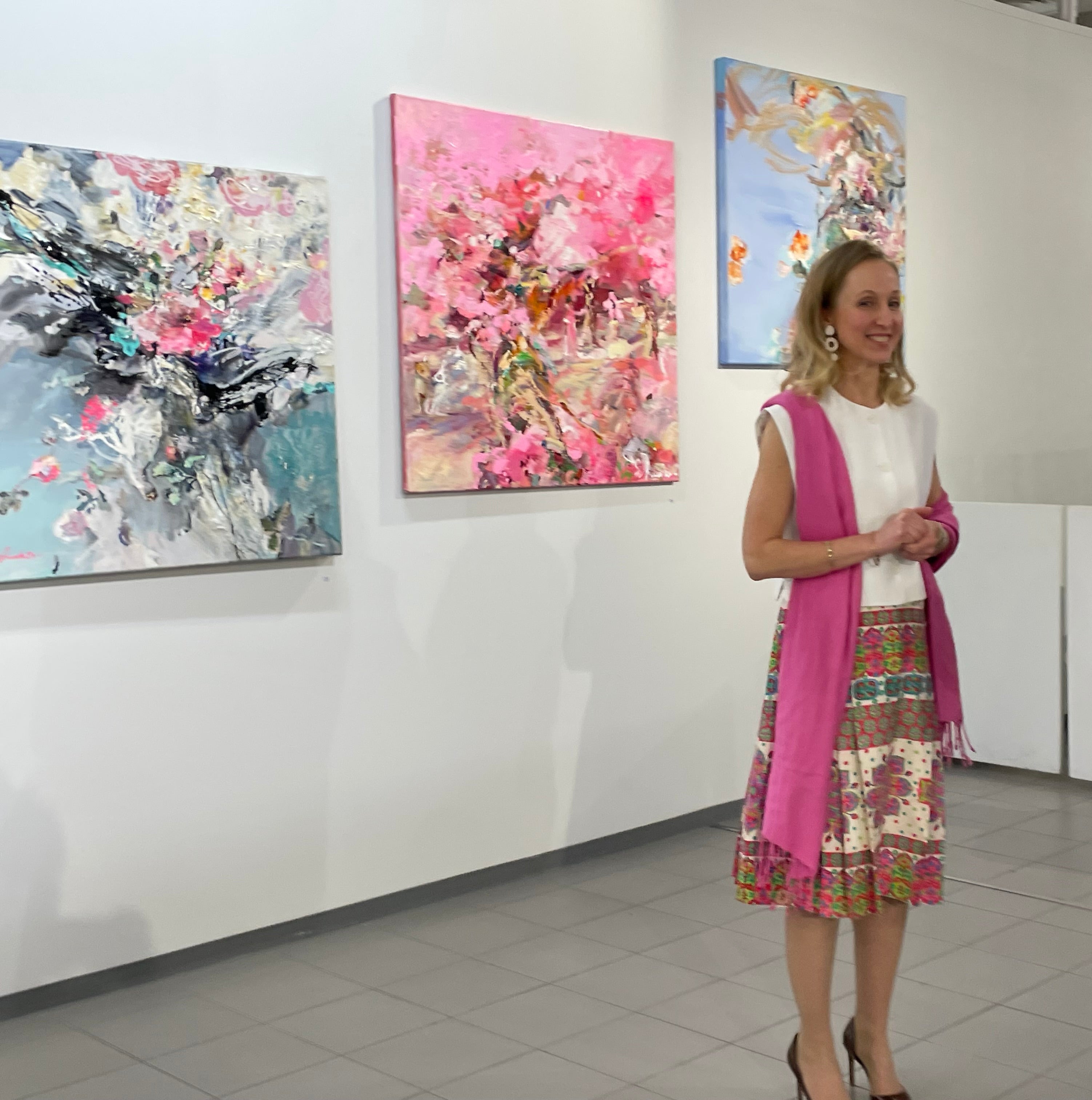 Sakuran tuoksu - uniikki taidemaalaus Svetlana Ruoho