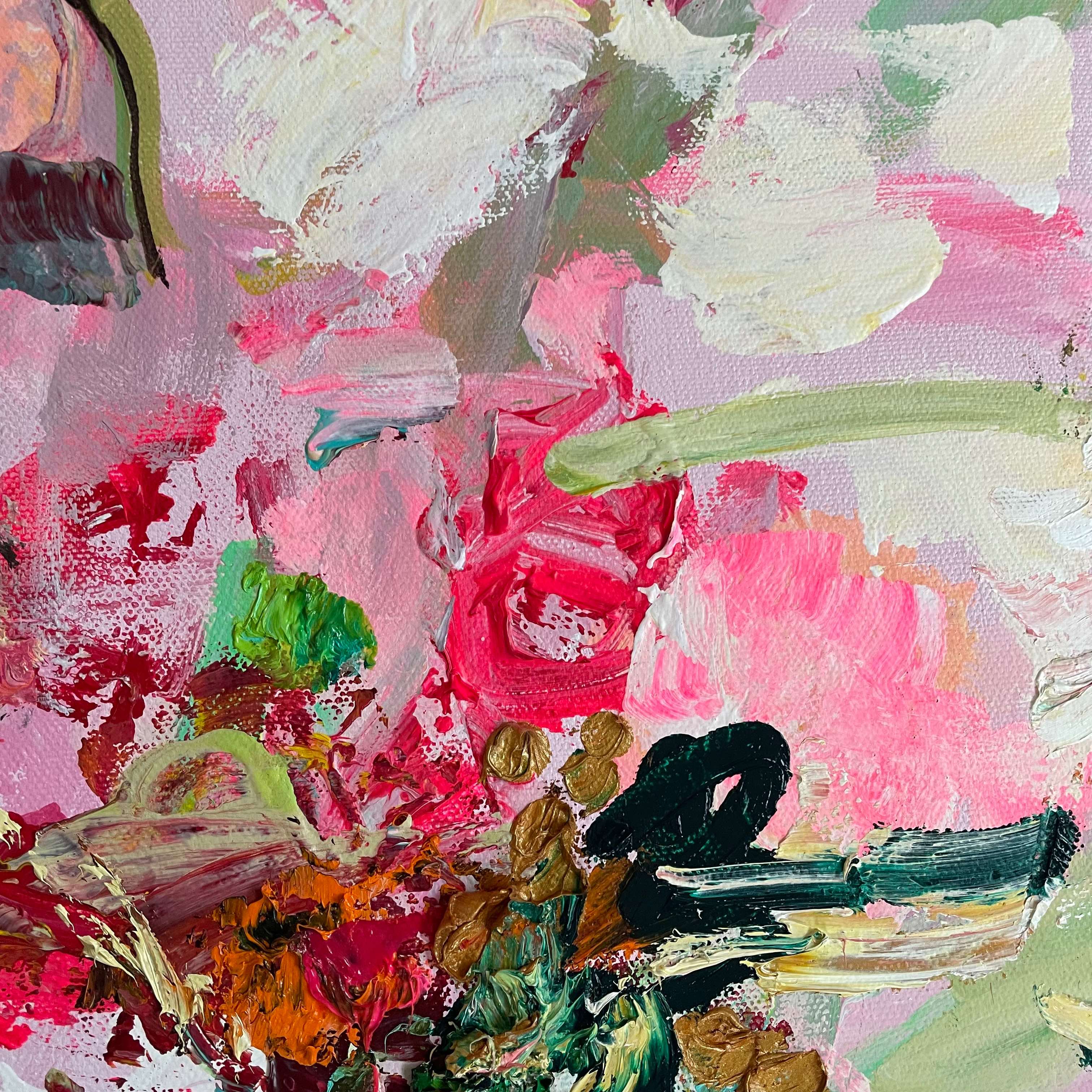 Kesän fiiliksissä - uniikki taidemaalaus Svetlana Ruoho