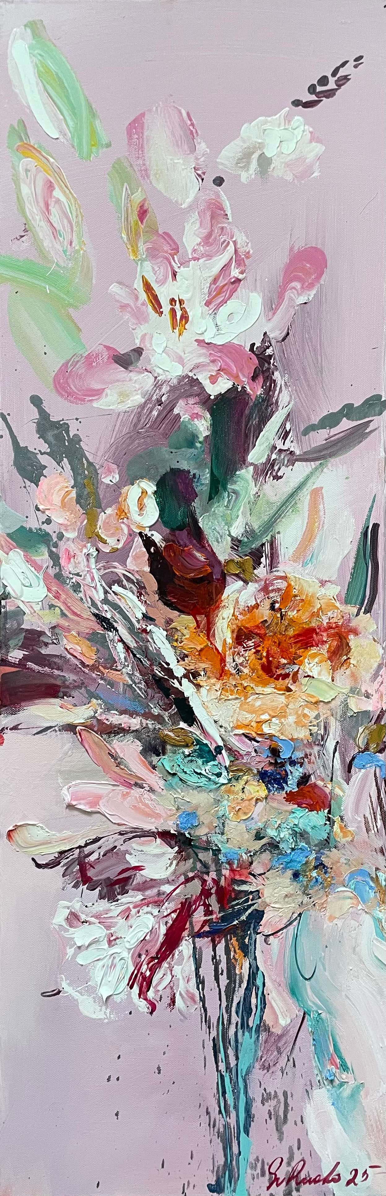 Juhlapäivänä - uniikki taidemaalaus Svetlana Ruoho