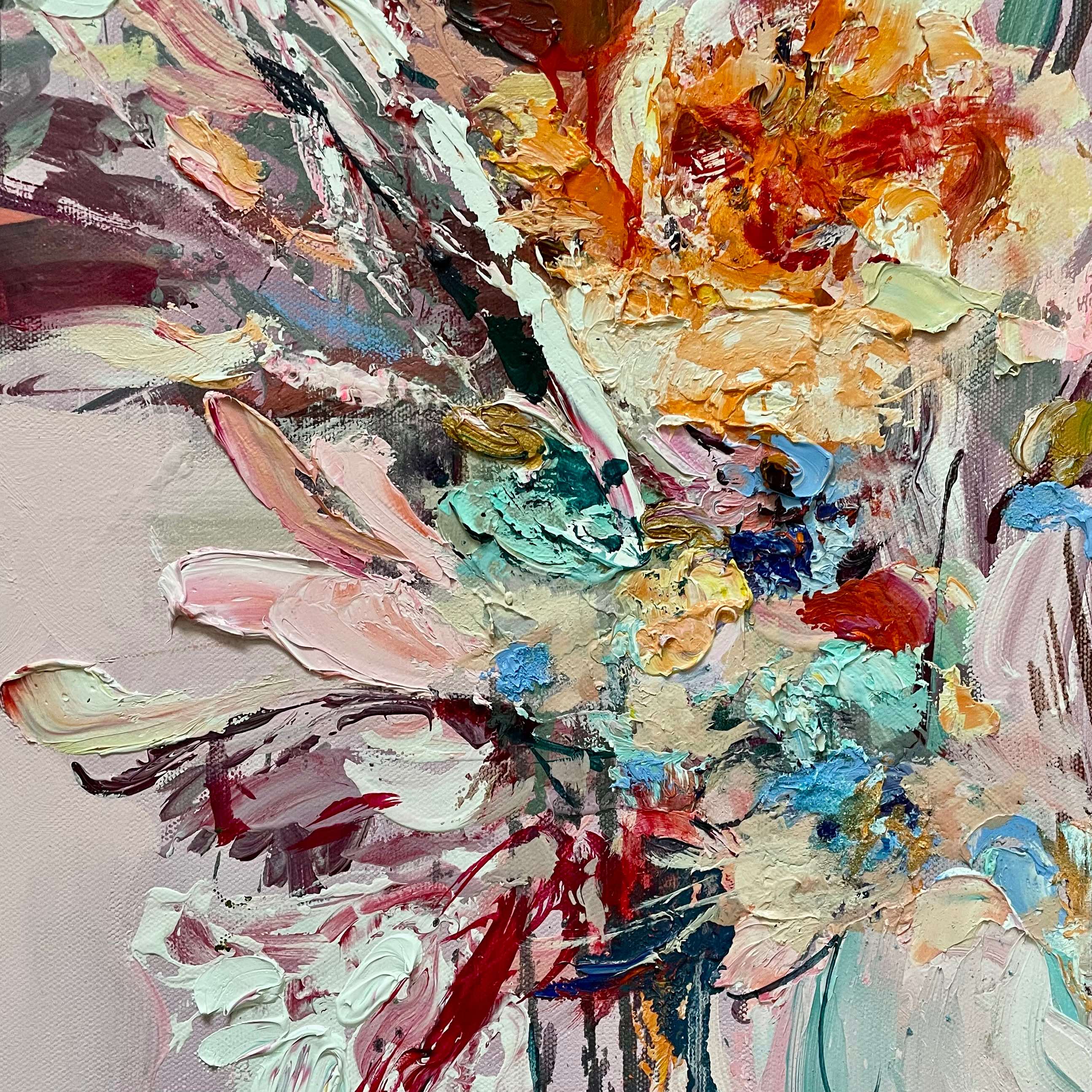 Juhlapäivänä - uniikki taidemaalaus Svetlana Ruoho