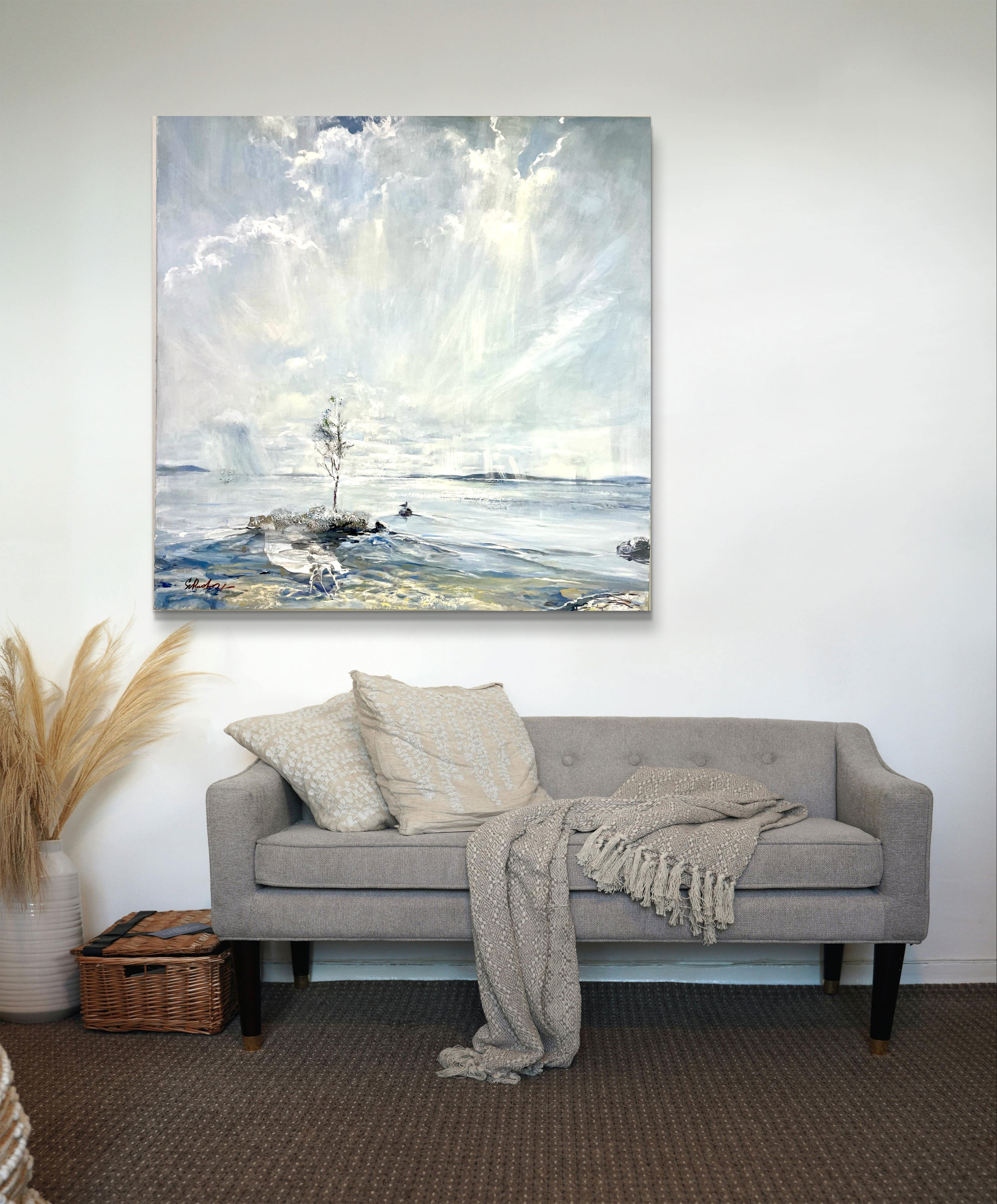 Kelluva saari - uniikki taidemaalaus Svetlana Ruoho