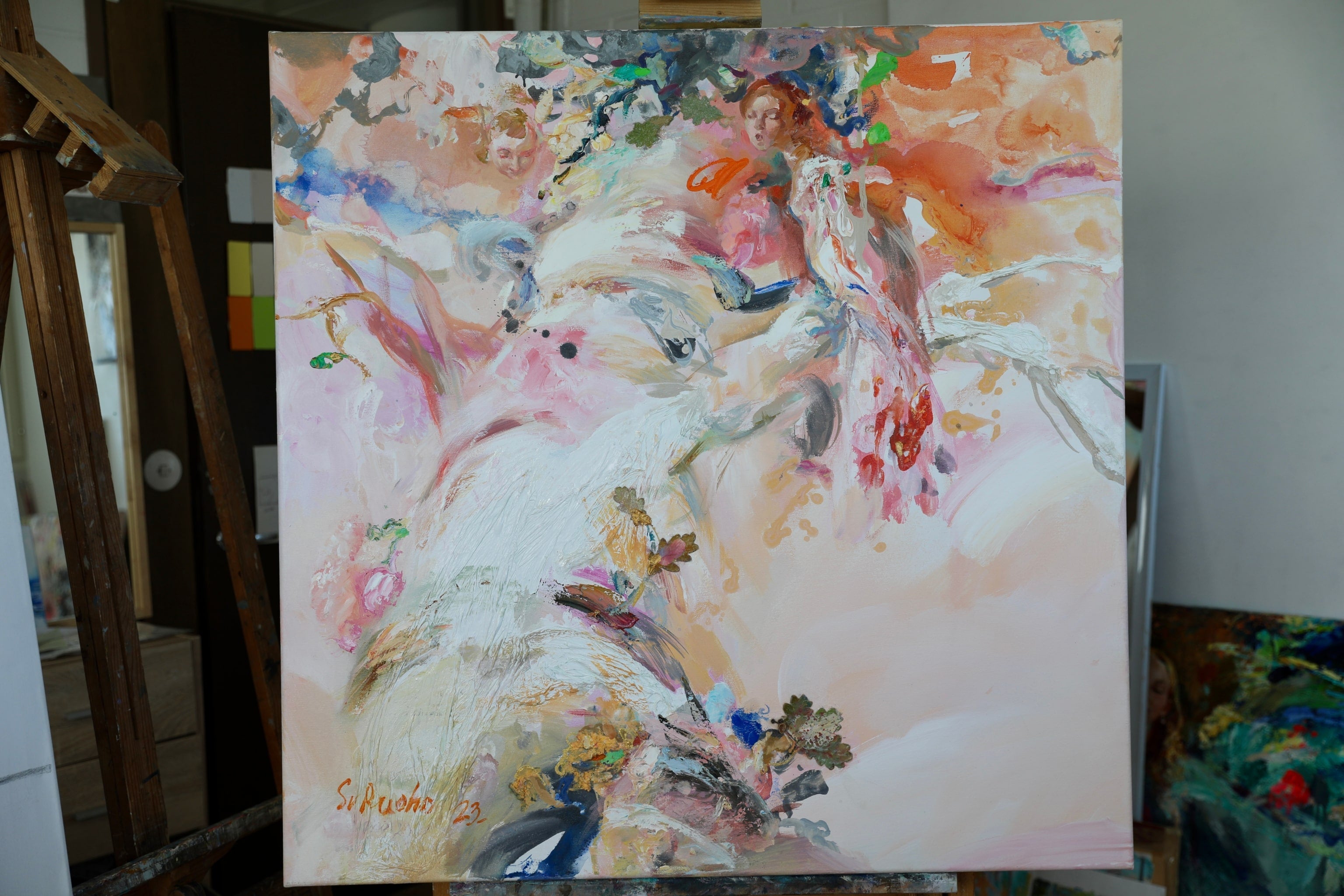 Laula kanssani - uniikki taidemaalaus Svetlana Ruoho