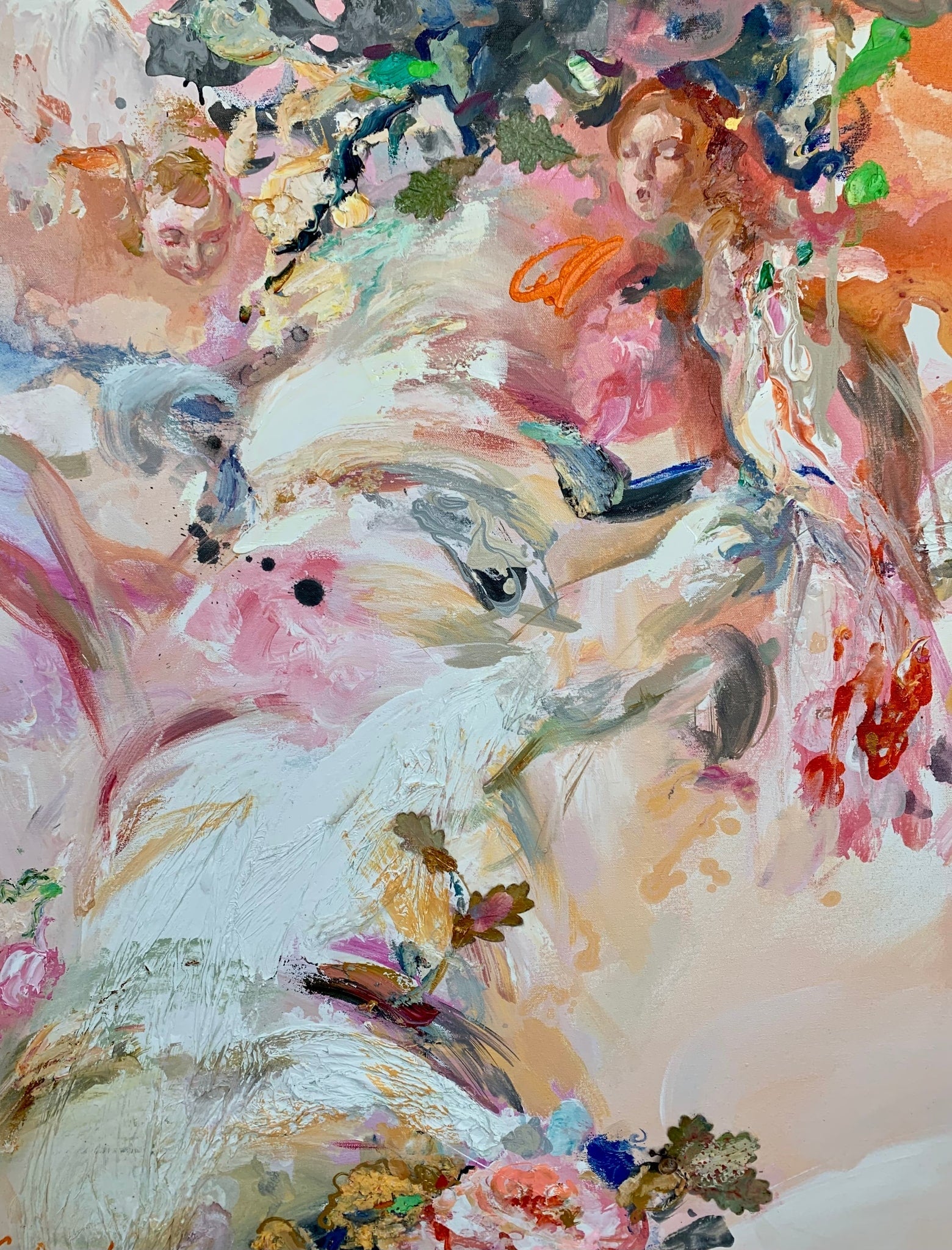 Laula kanssani - uniikki taidemaalaus Svetlana Ruoho