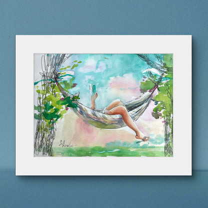 Olen lomalla. - uniikki taidemaalaus Svetlana Ruoho