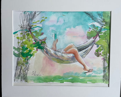 Olen lomalla. - uniikki taidemaalaus Svetlana Ruoho