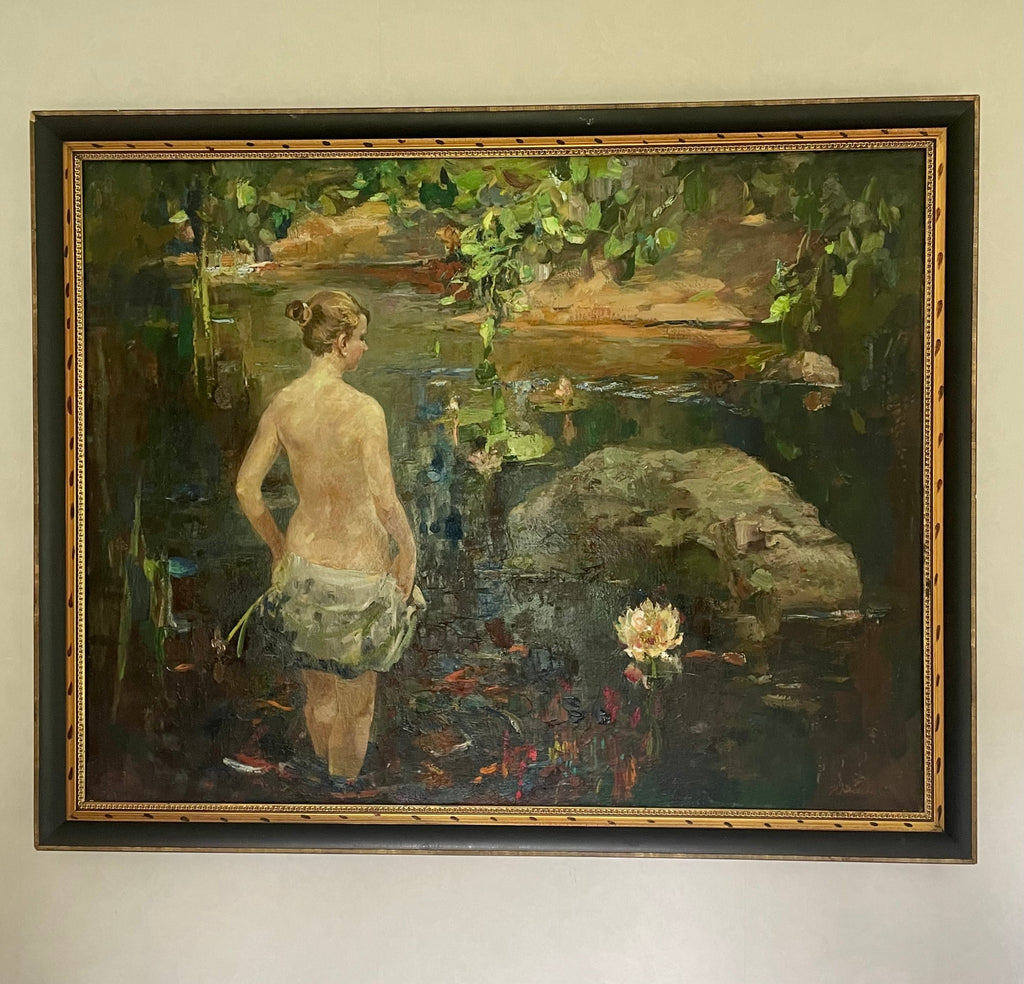 Lampi - uniikki taidemaalaus Svetlana Ruoho