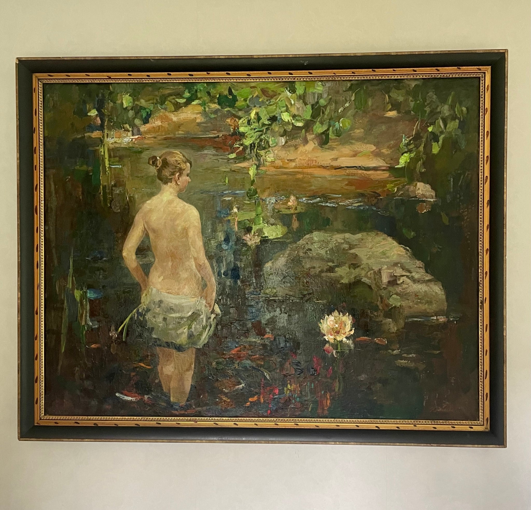 Lampi - uniikki taidemaalaus Svetlana Ruoho