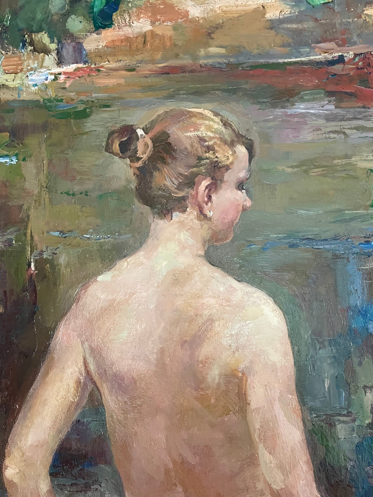 Lampi - uniikki taidemaalaus Svetlana Ruoho