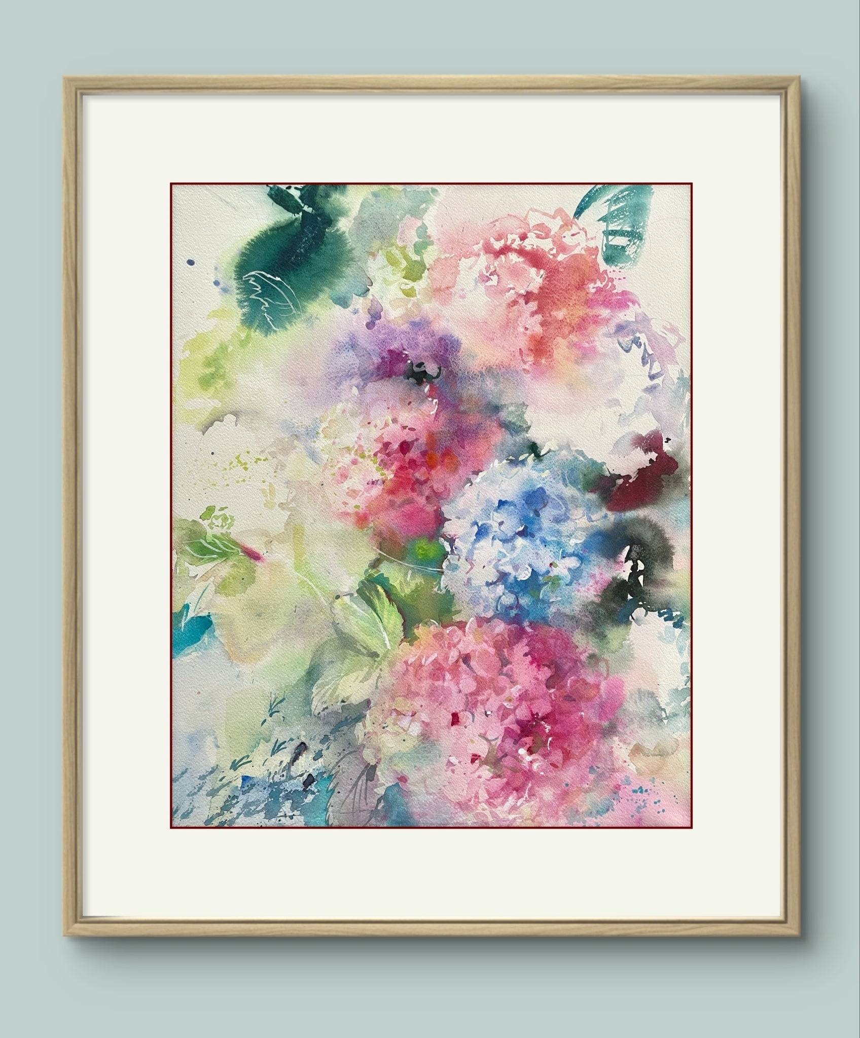 Hortensiat - uniikki taidemaalaus Svetlana Ruoho