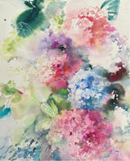 Hortensiat - uniikki taidemaalaus Svetlana Ruoho